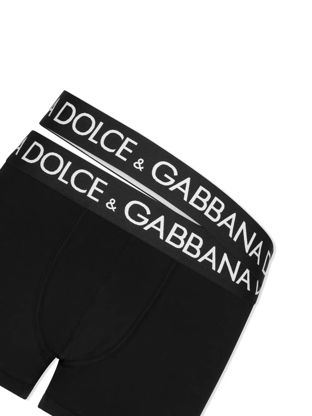 DOLCE & GABBANA LOGO-WAIST COTTON BOXER BRIEFS