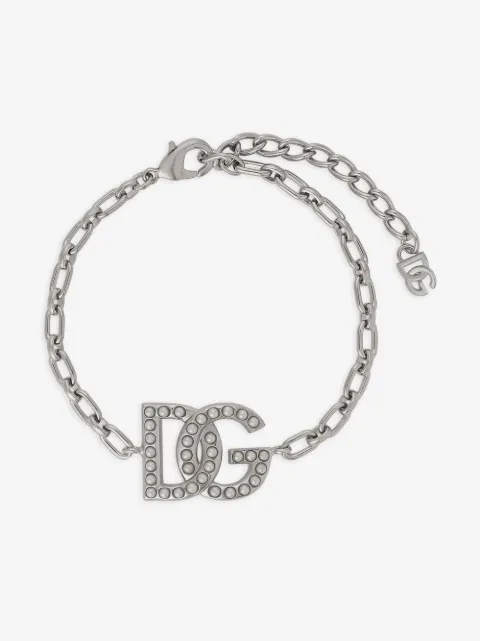 Dolce & Gabbana DG-logo chain-link bracelet