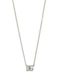 Dolce & Gabbana DG-logo chain necklace - Silver