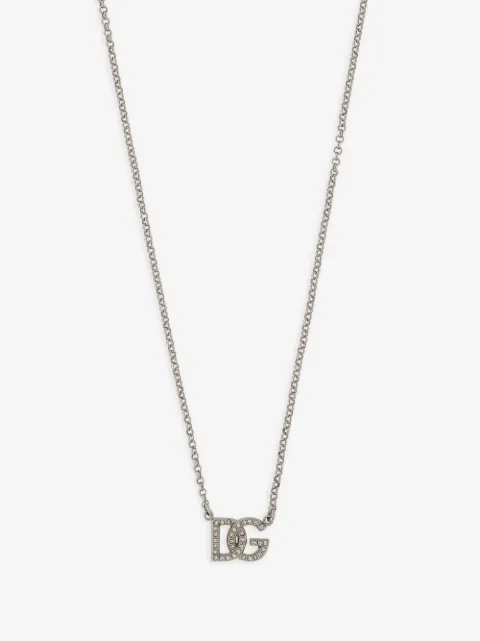 Dolce & Gabbana Collana a catena con logo DG