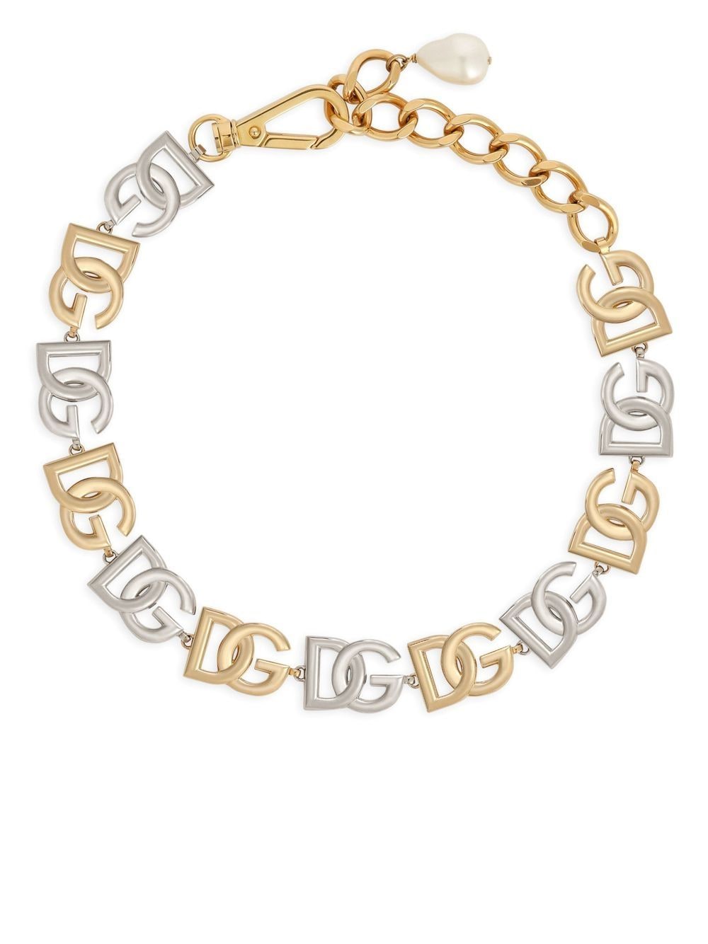 

Dolce & Gabbana DG-logo choker necklace - Gold