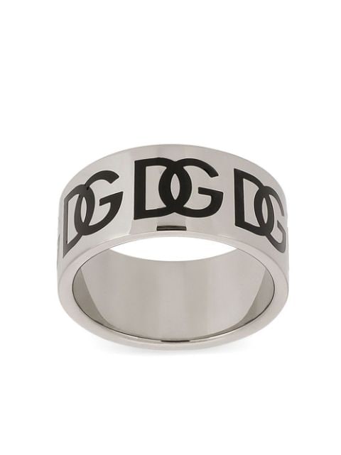 Dolce & Gabbana DG-logo engraved ring