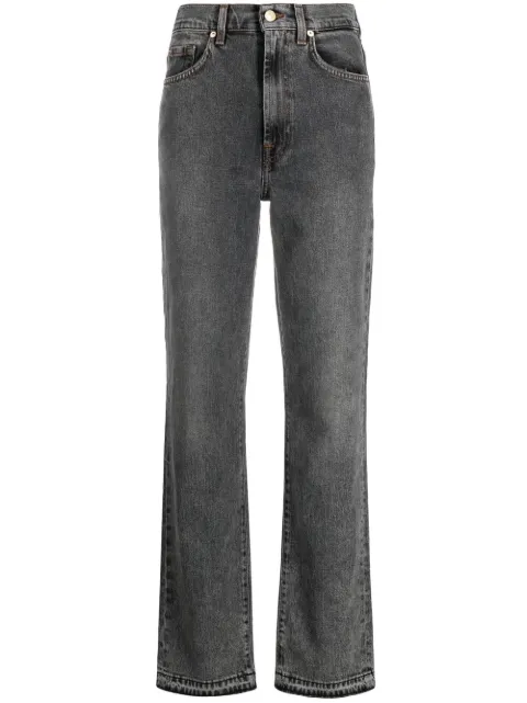 straight-leg jeans