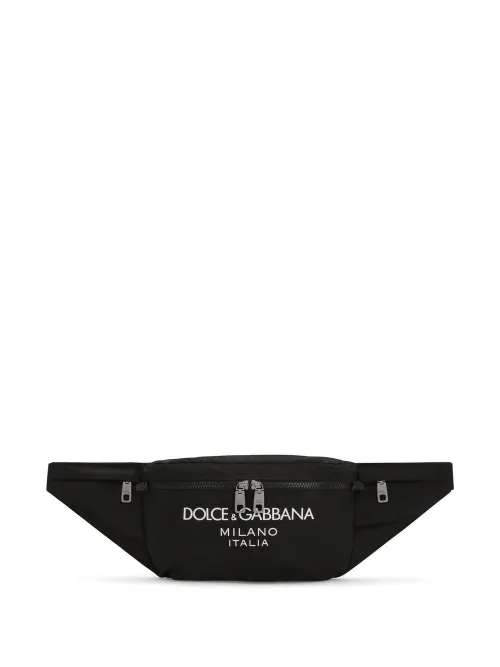 Sac banane à patch logo - Dolce & Gabbana - Modalova