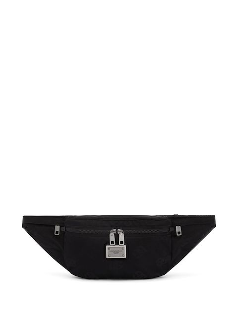 Dolce & Gabbana cangurera con placa del logo