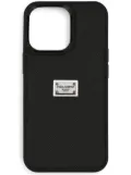 Dolce & Gabbana logo-tag iPhone 13 Pro case - Black