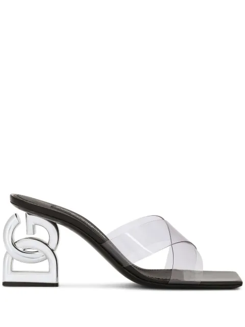 Dolce & Gabbana logo-detail open-toe mules 