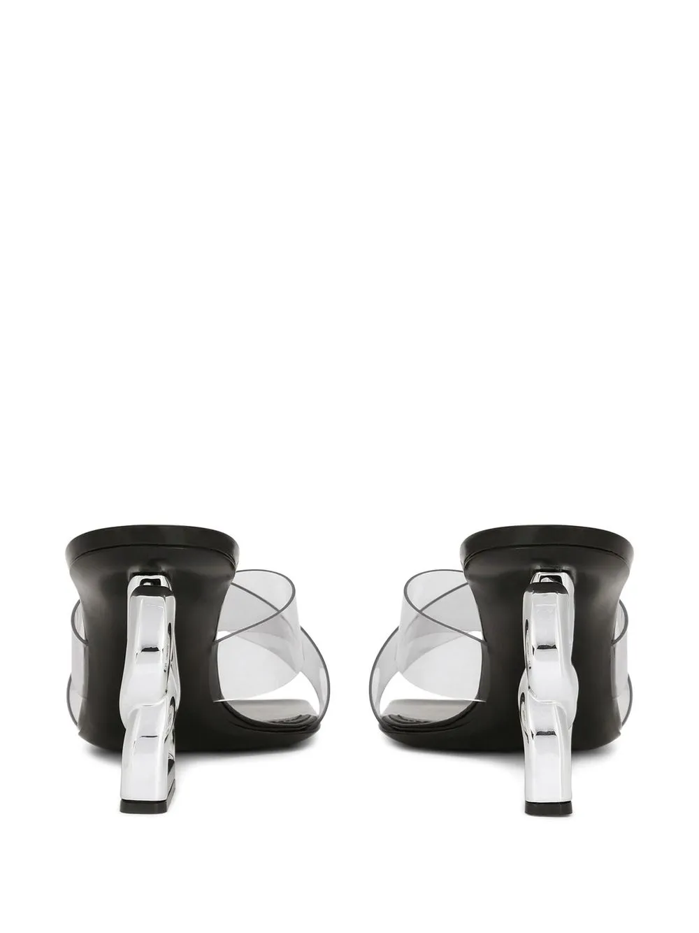 logo-detail open-toe mules