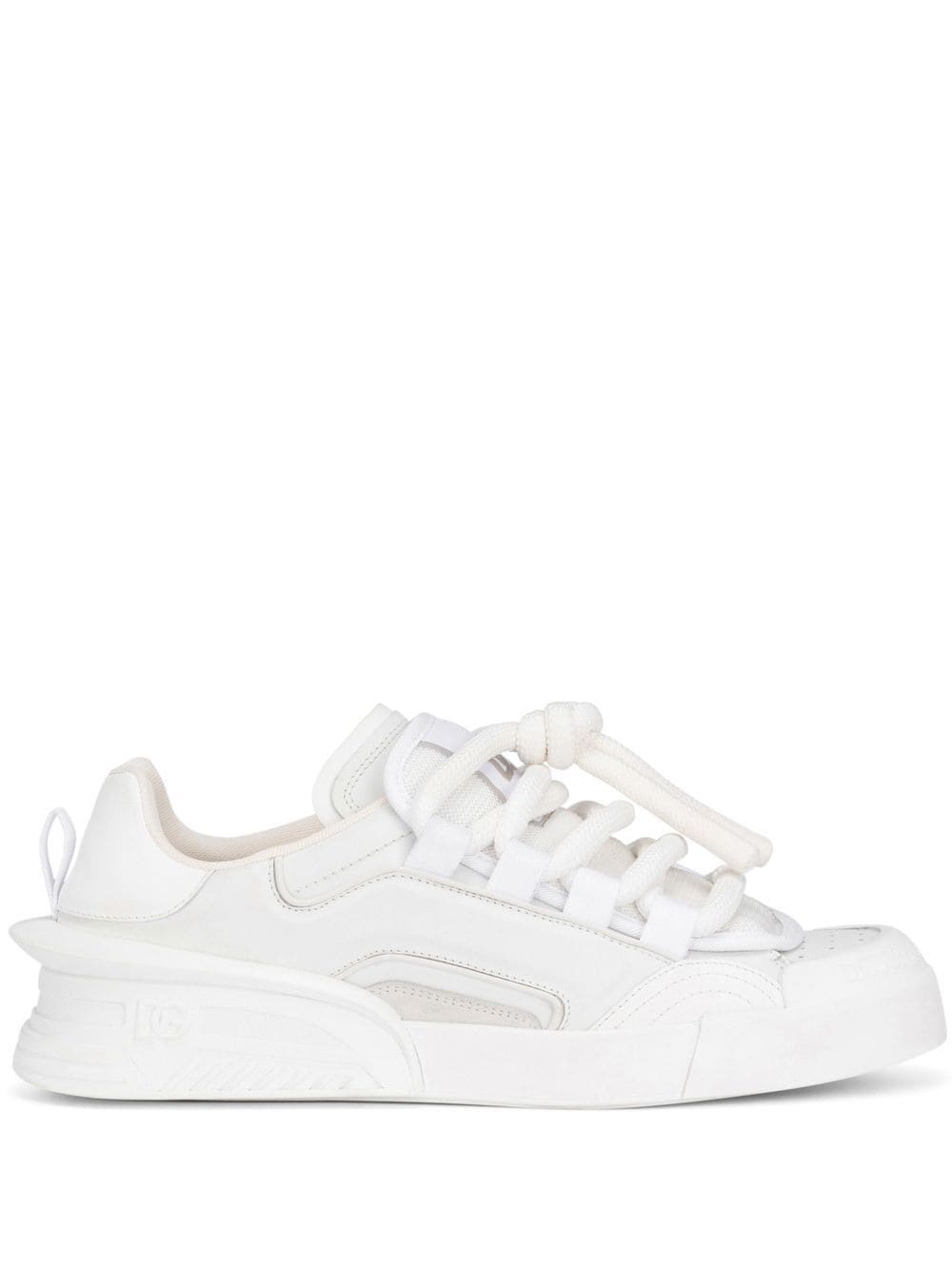 

Dolce & Gabbana logo-patch low-top sneakers - White