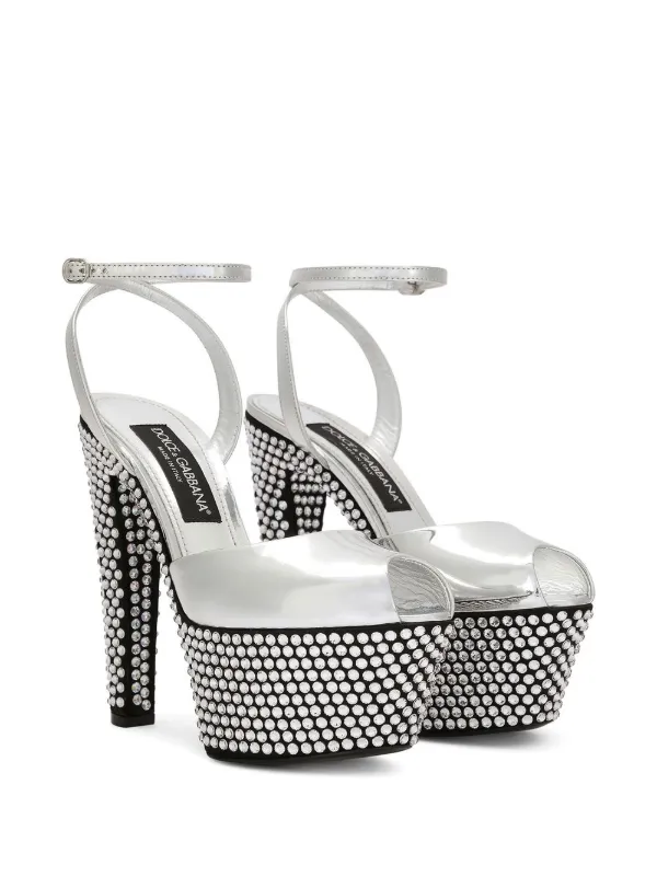 Bedazzled best sale platform sandals