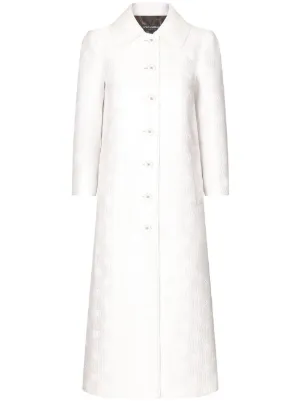 DOLCE & GABBANA ウール ハーフコート オフホワイト ホワイトのウィメンズ CAPPOTTO | Dolce&Gabbana®