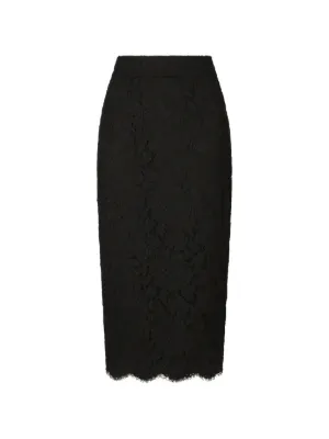 Dolce & Gabbana ゴデット スカート | ブラック | FARFETCH JP