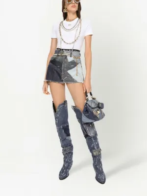 Denim Skirts  Dolce  Gabbana  THE OUTNET