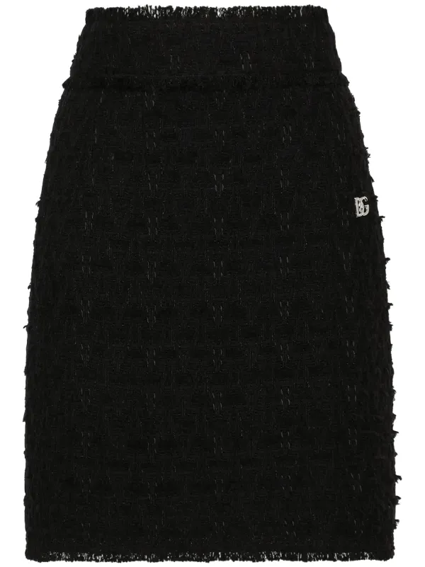【DOLCE&GABBANA】サイドスリット ミディスカート Dolce & Gabbana サイドスリット スカート | ホワイト | FARFETCH JP