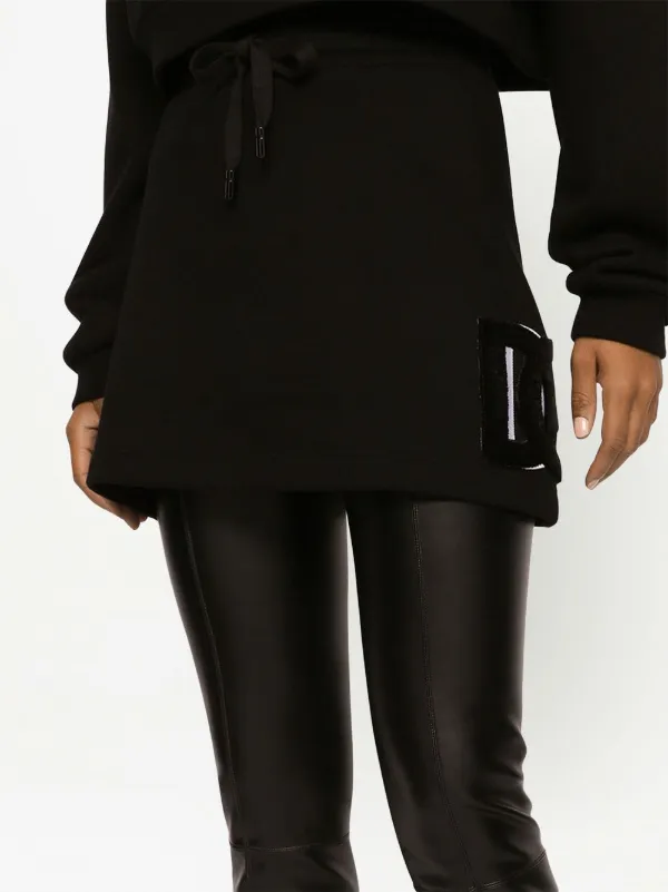 【DOLCE & GABBANA】ロゴミニスカート Dolce & Gabbana ロゴ ミニスカート | ブラック | FARFETCH JP