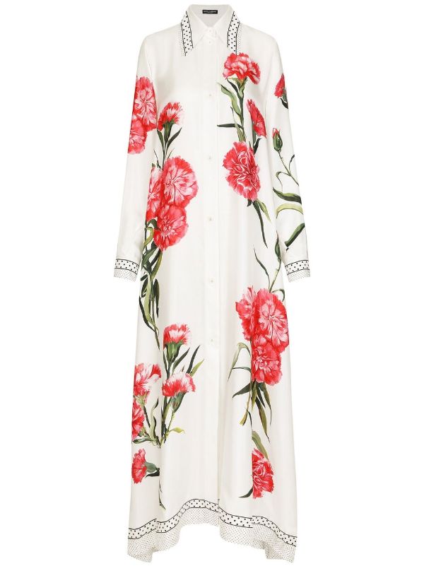 Dolce & Gabbana floral-print Shirt Dress - Farfetch