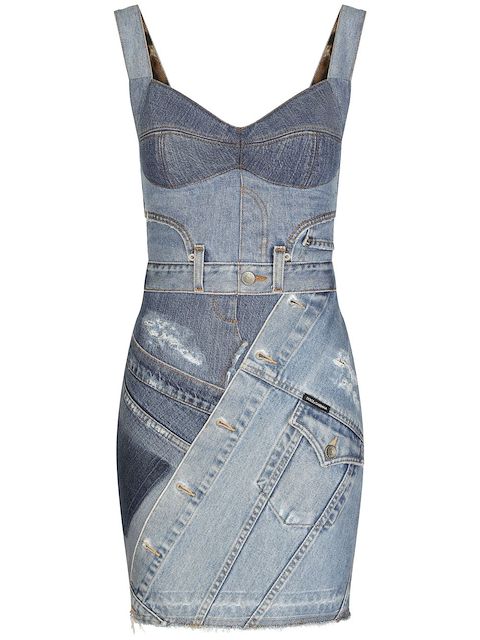 Dolce & Gabbana sleeveless V-neck minidress