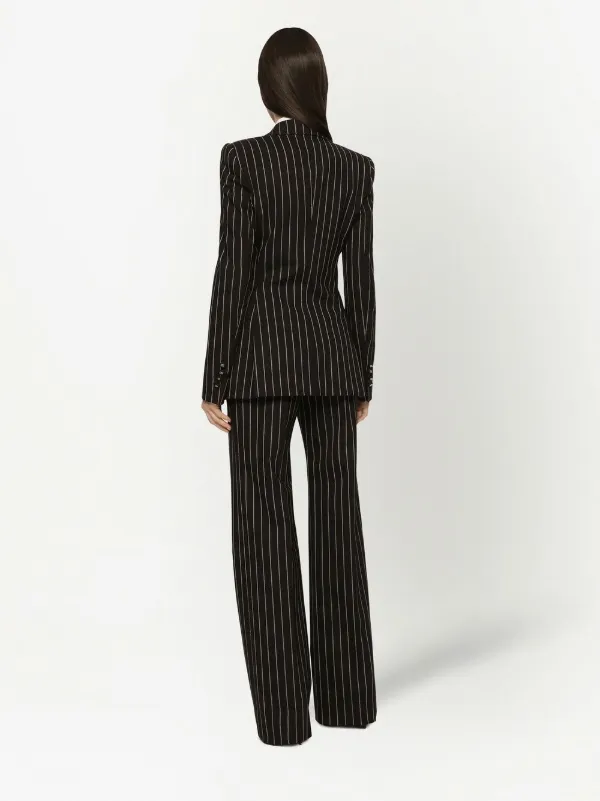 【DOLCE&GABBANA】ワイドレッグパンツ ストライプ DOLCE&GABBANA】ワイドレッグパンツ ストライプ (Dolce