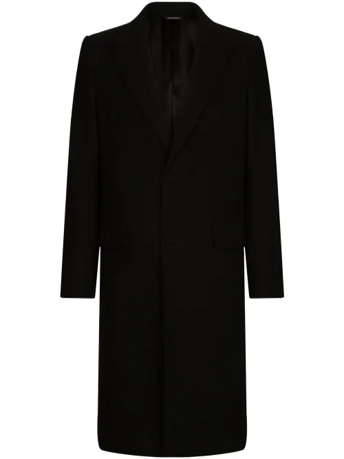 Manteau à simple boutonnage - Dolce & Gabbana - Modalova
