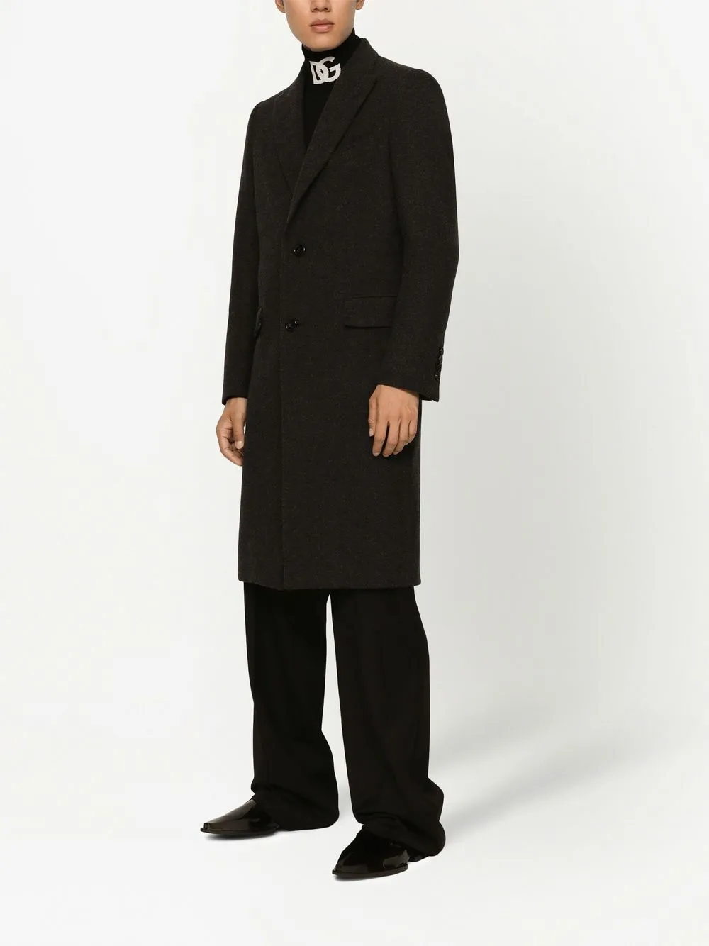 ドルチェアンドガッパーナダブルコート Dolce & Gabbana ダブルコート | ブラック | FARFETCH JP