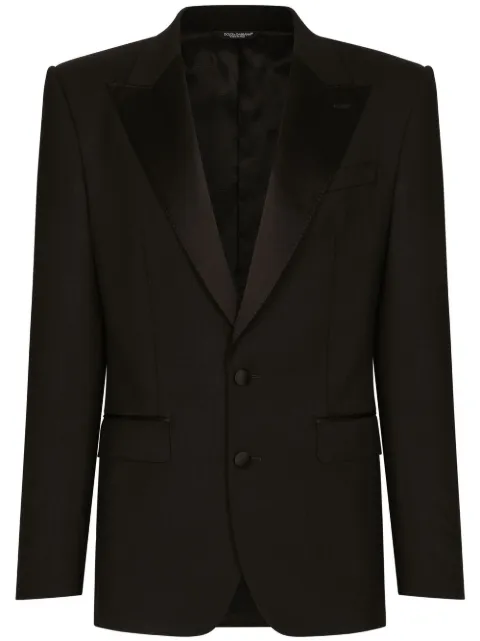 Dolce & Gabbana Sicilia-fit single-breasted tuxedo blazer