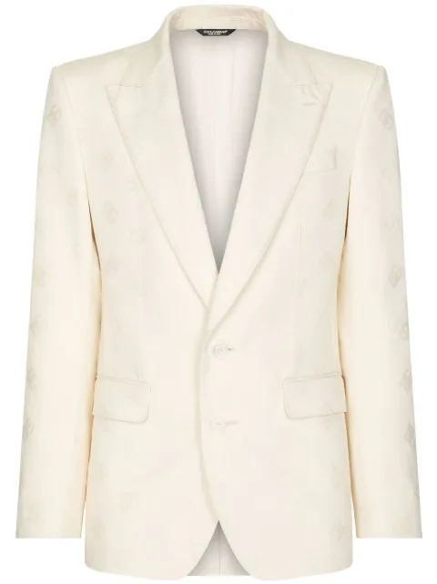 Dolce & Gabbana blazer en jacquard con botones