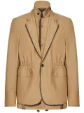 Dolce & Gabbana Deconstructed layered blazer - Neutrals