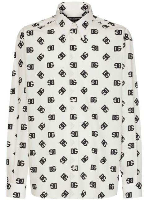 Dolce & Gabbana DG Monogram cotton shirt