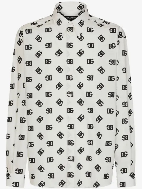 Dolce & Gabbana DG Monogram cotton shirt