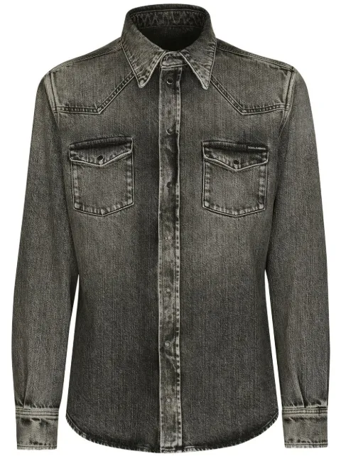 Dolce & Gabbana faded denim shirt