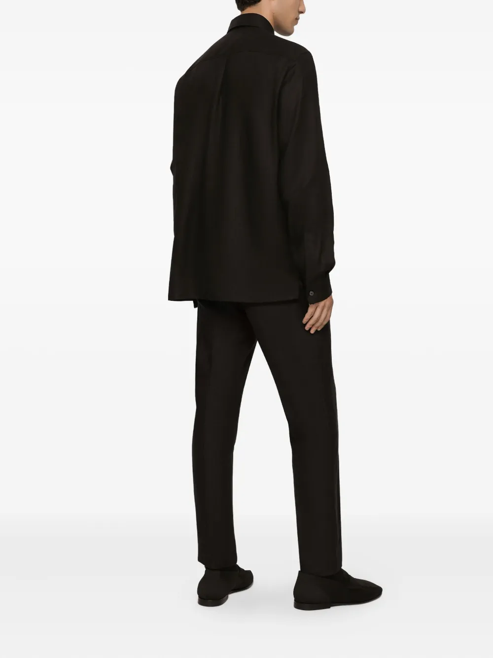 Dolce & Gabbana Linnen overhemd Zwart