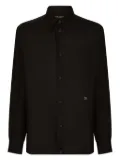 Dolce & Gabbana linen hawaiian shirt - Black
