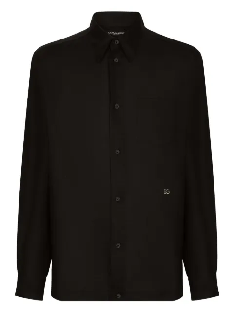 Dolce & Gabbana linen hawaiian shirt