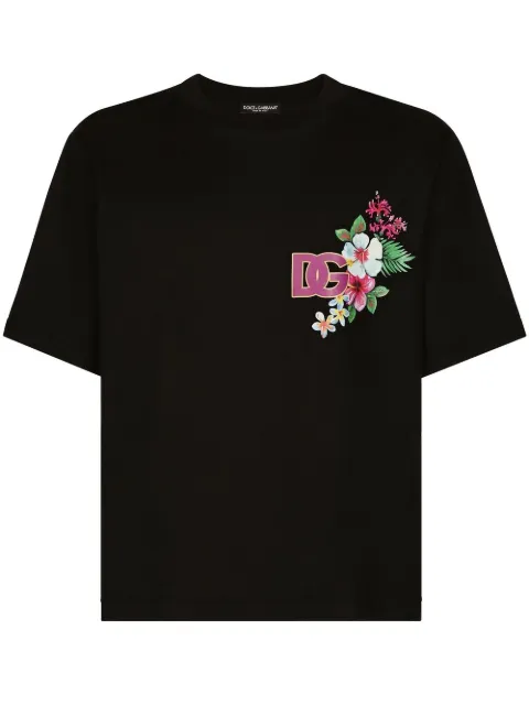 Dolce & Gabbana playera con logo estampado 