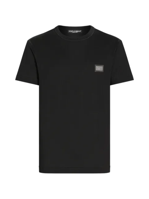 Dolce & Gabbana logo-plaque cotton T-shirt