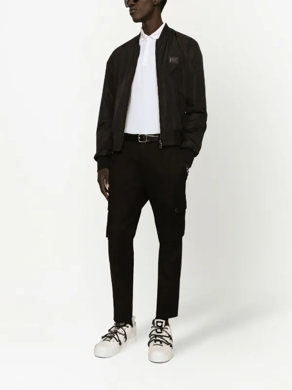 Dolce & Gabbana ロゴタグ ポロシャツ | ブラック | FARFETCH JP