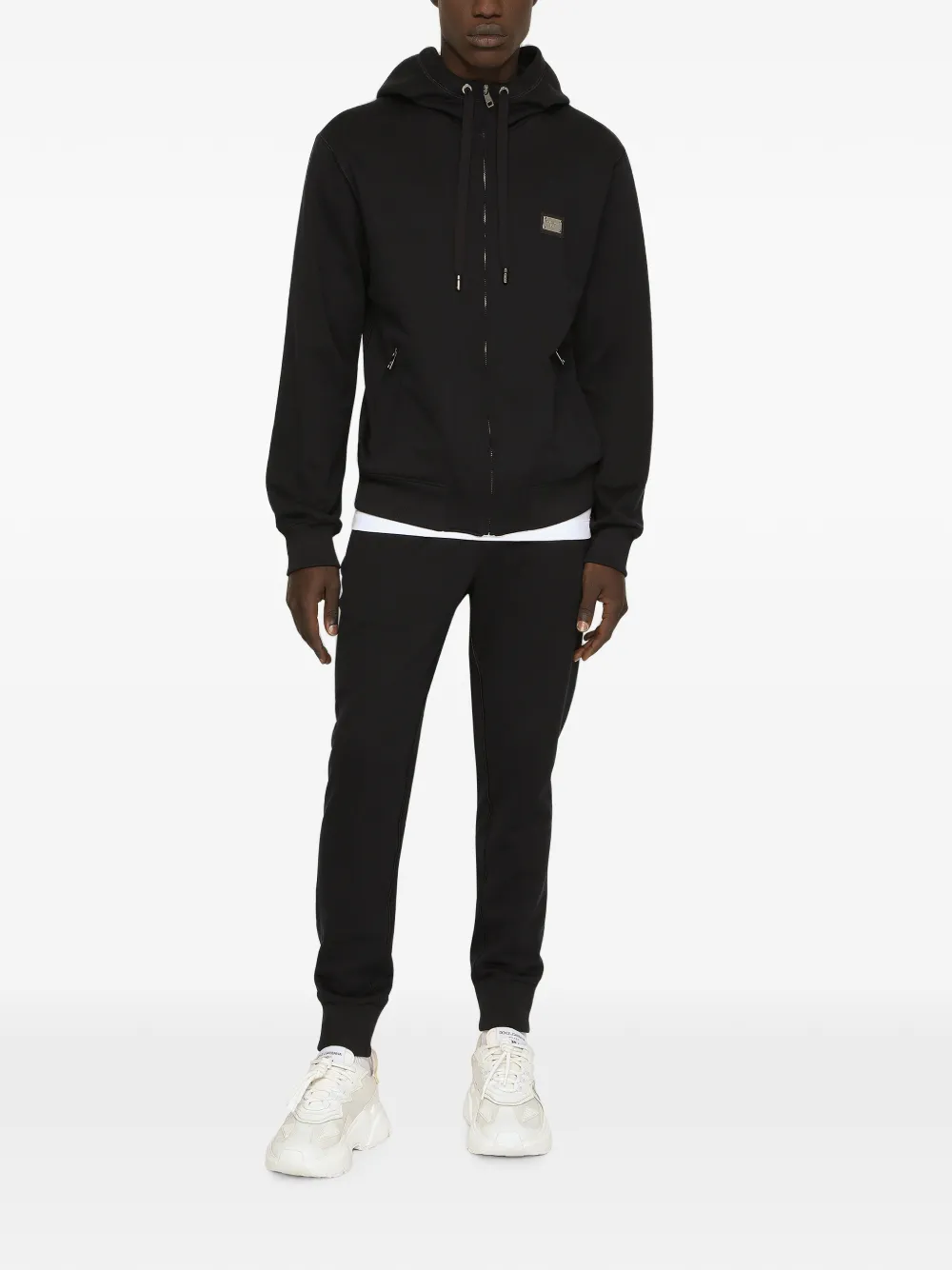 Dolce & Gabbana ジップアップ スウェットパーカー | ブラック