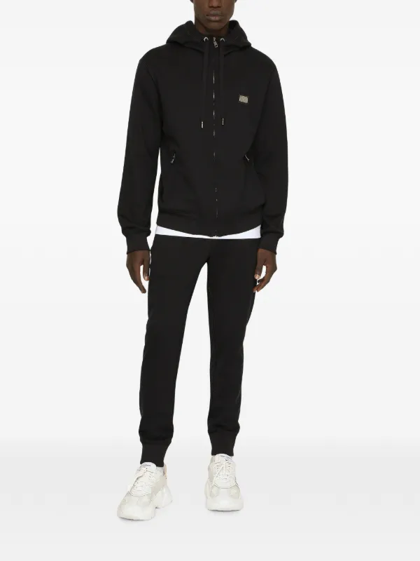 Dolce & Gabbana ジップアップ スウェットパーカー | ブラック