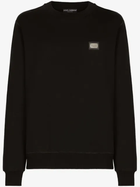 Dolce & Gabbana logo-tag cotton sweatshirt
