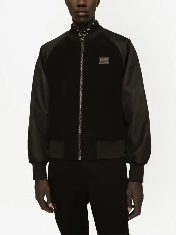 Dolce & Gabbana ロゴタグ ボンバージャケット | ブラック | FARFETCH JP