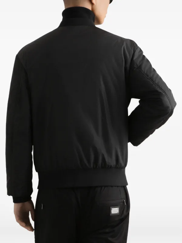 Dolce & Gabbana logo-tag Track Jacket | Black | FARFETCH