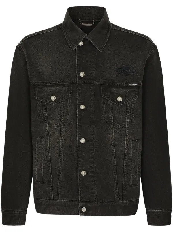 D&g denim 2024 jacket mens