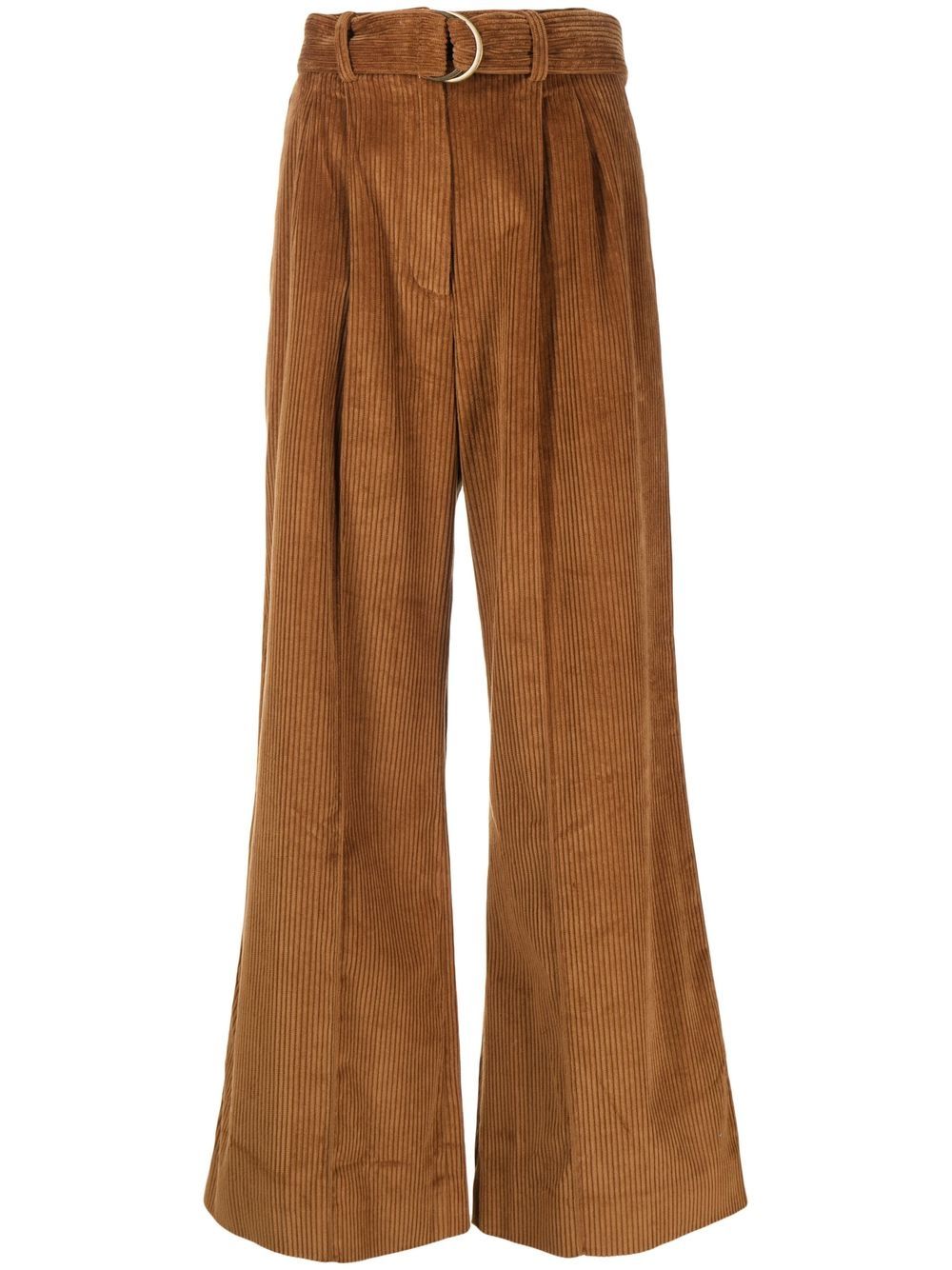 

Ulla Johnson Nico velvet-corduroy wide-leg trousers - Brown