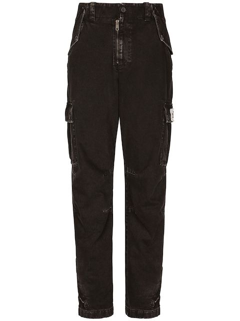 Dolce & Gabbana washed jeans cargo pants