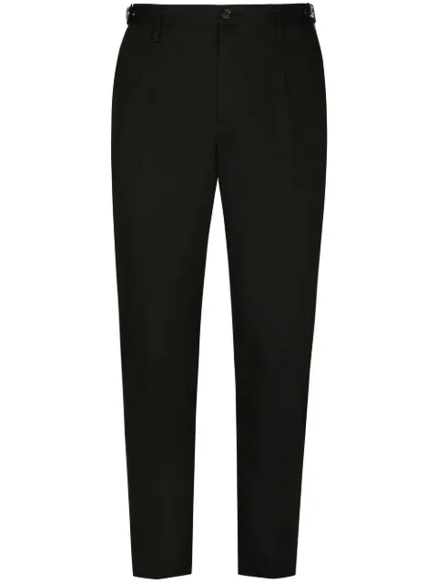 Dolce & Gabbana pantalones de vestir con etiqueta del logo