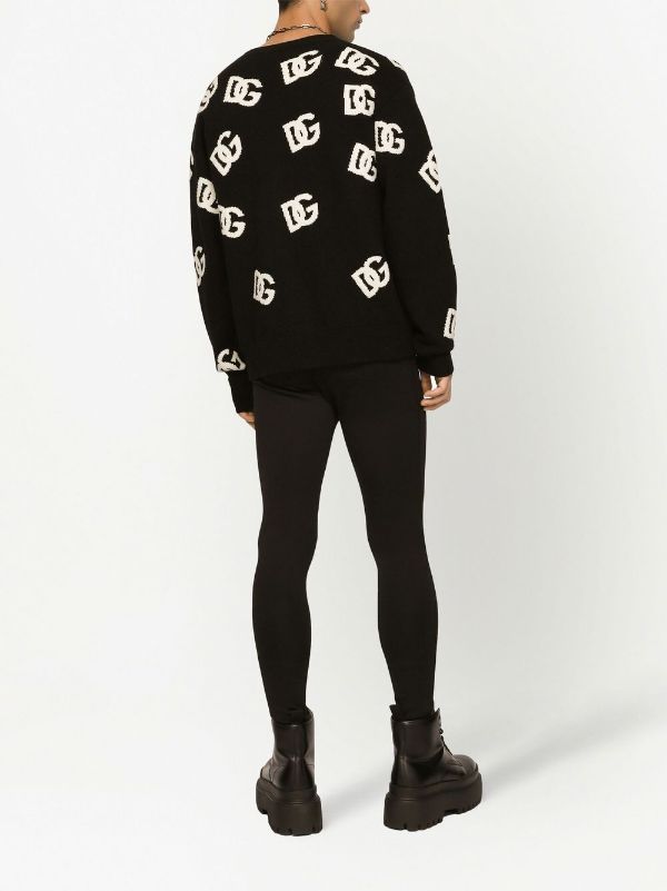 intarsia-knit logo cardigan, Givenchy