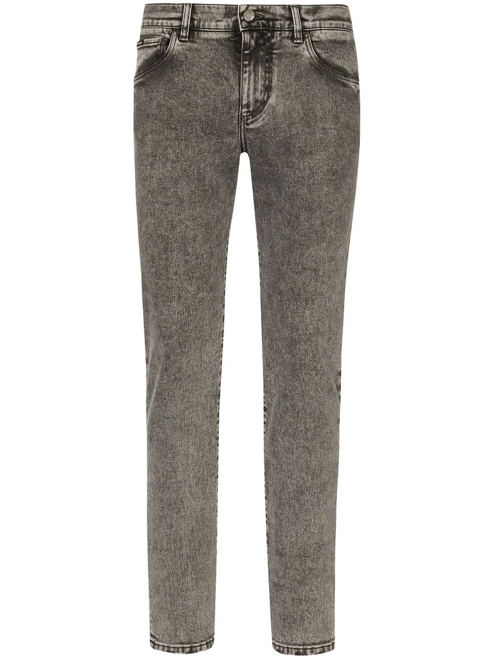 

Dolce & Gabbana washed denim slim-fit jeans - Grey