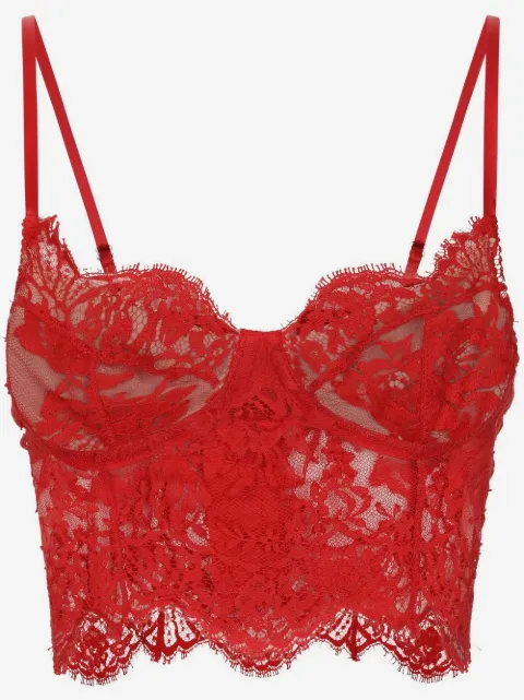 Dolce & Gabbana lace corset top