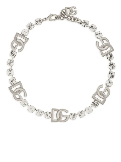 Dolce & Gabbana KIM DOLCE&GABBANA DG-logo水钻项链