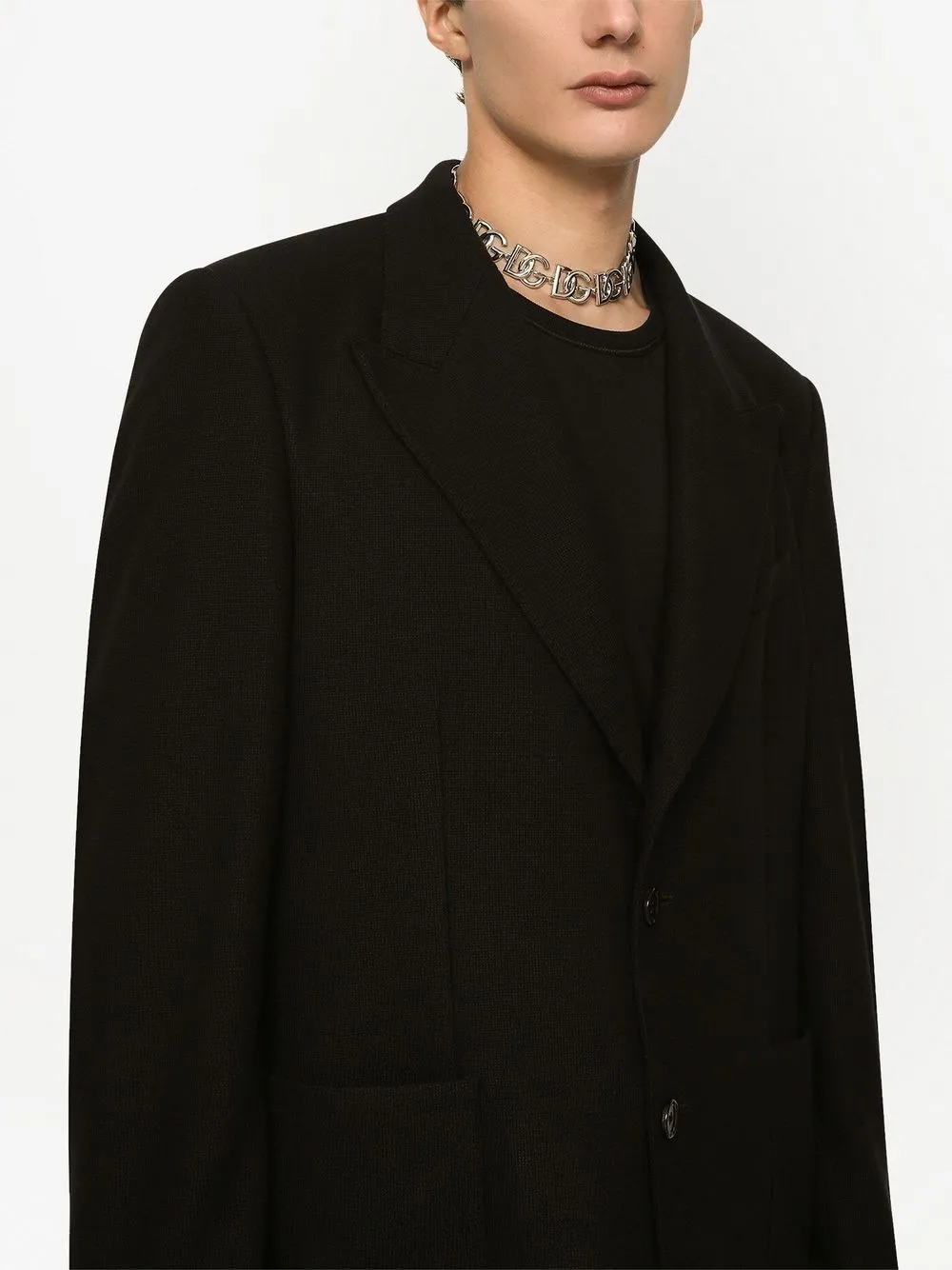 Dolce & Gabbana Choker de corrente com logo DG | Image 2